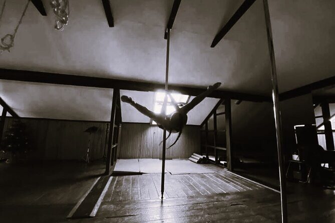 Dance Class (choose 1: Pole Dance, Burlesque or Aerial Silk/Hoop) - Coaching style: attentive, professional, and beginner-friendly