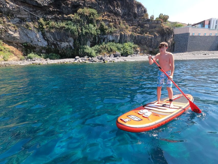 Madeira: Private Paddleboard & Snorkel - Gliding from Câmara de Lobos Bay toward Cabo Girão