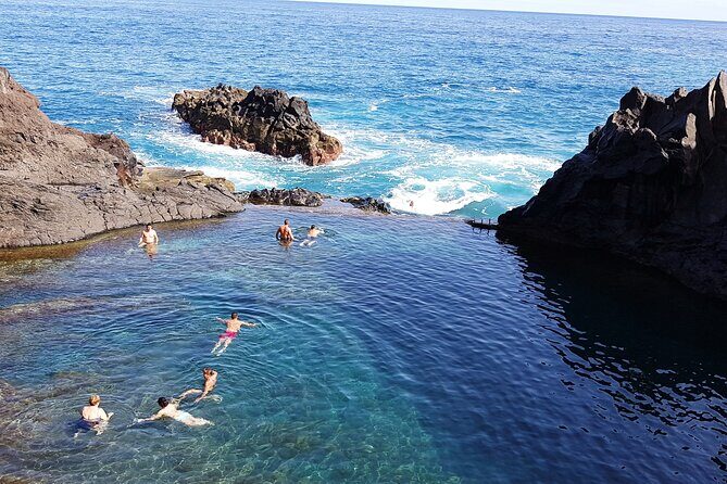 Porto Moniz Lava Pools, Fanal Forest and Skywalk 4x4 Experience - São Vicente first: vineyards, wine caves, and a different Madeira mood