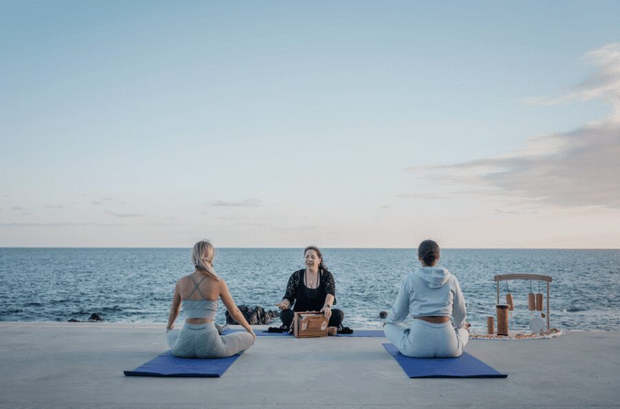 Private Yoga & Sound Bath by the Ocean - Your 1-Hour Flow: Pranayama, Asanas, and Wave-Supported Relaxation